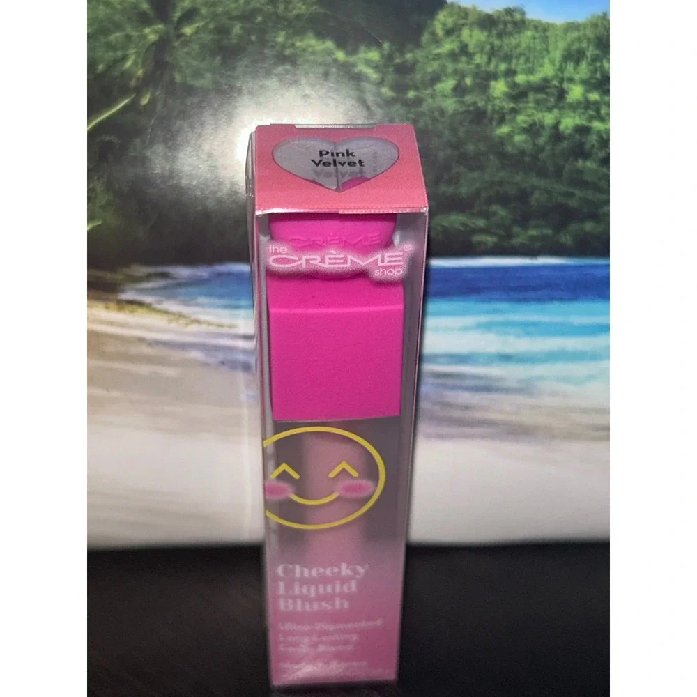 The Creme Shop Cheeky Liquid Blush Pink Velvet Ultra Pigment Long Lasting Blend